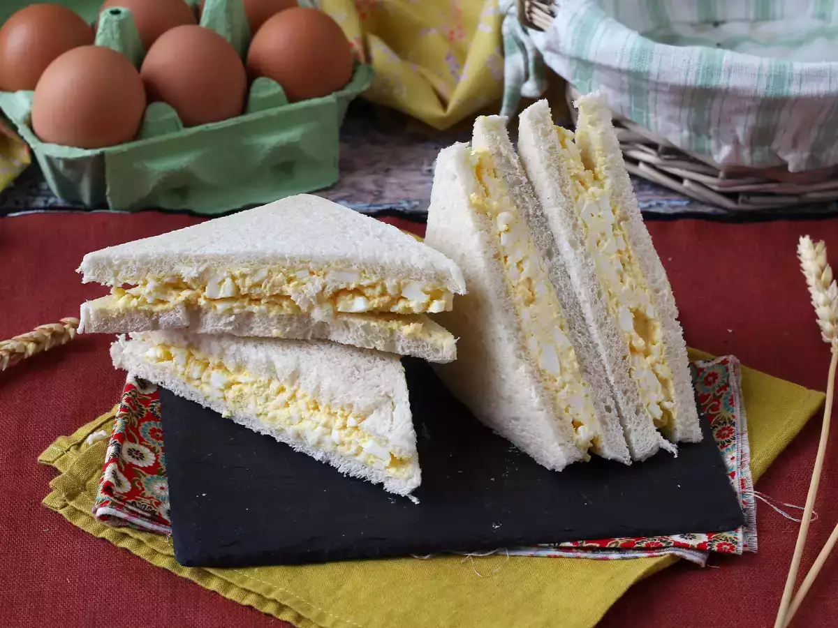 Receta Tamago sando: delicioso sándwich de huevo japonés