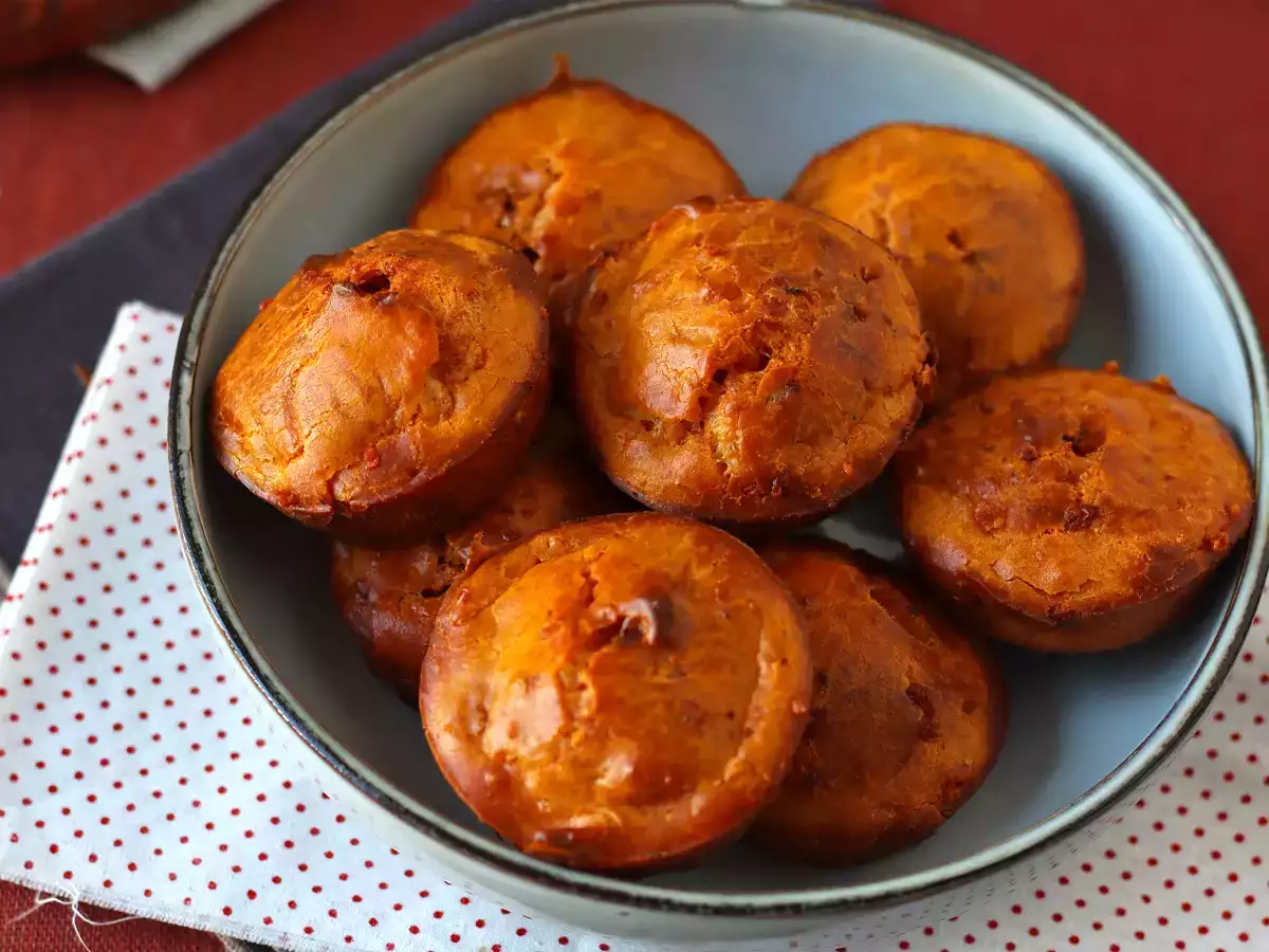 Receta Muffins de chorizo picante