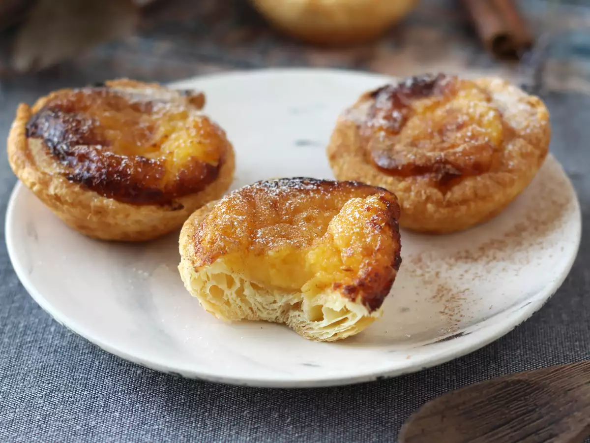 Receta Pastéis de nata en freidora de aire. la receta fácil y rápida del tradicional dulce portugués