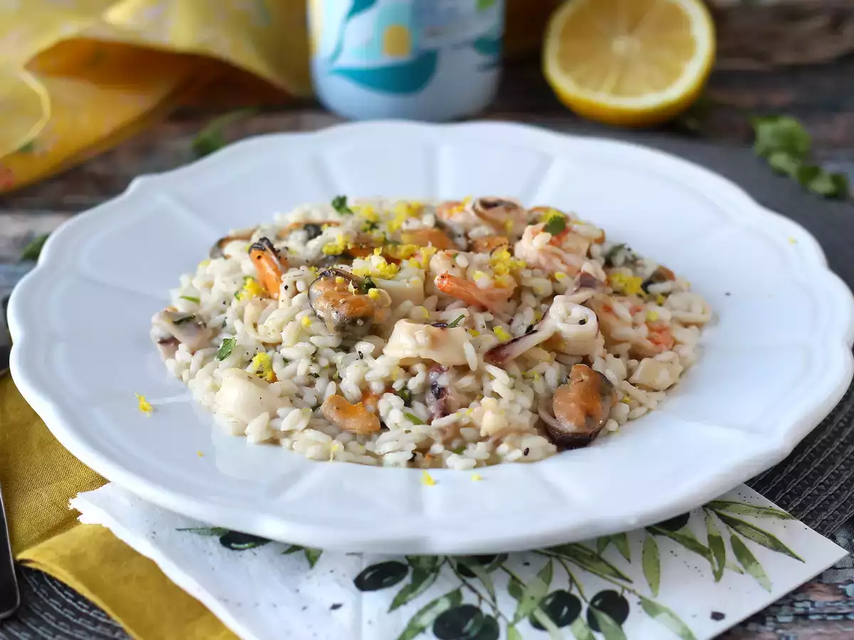 Receta Risotto de marisco congelado: la solución ideal para un plato rápido y sabroso