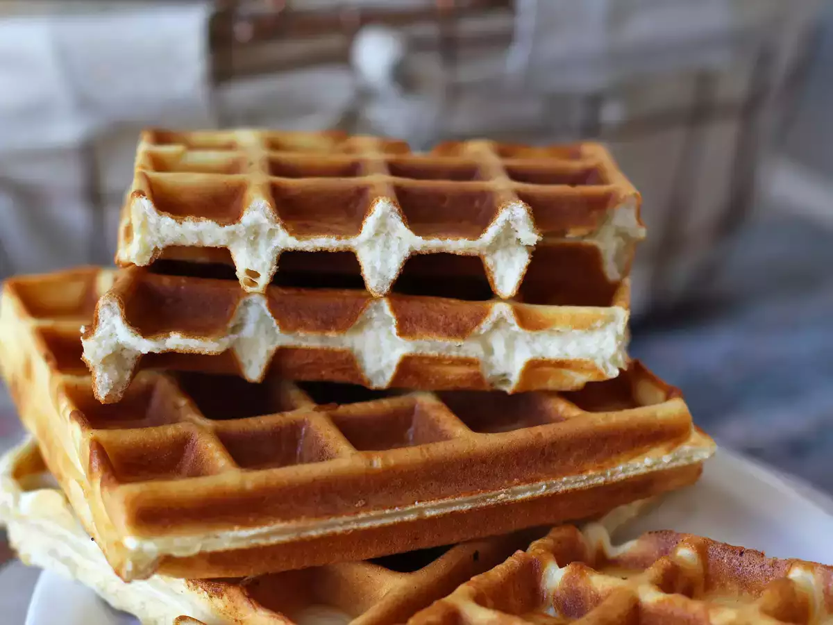 Receta Gofres proteicos con whey