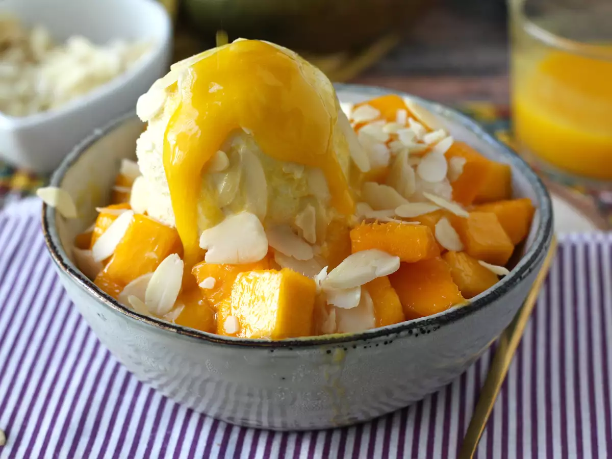 Receta Mango bingsu, el delicioso postre coreano con mango que triunfa en todo el mundo