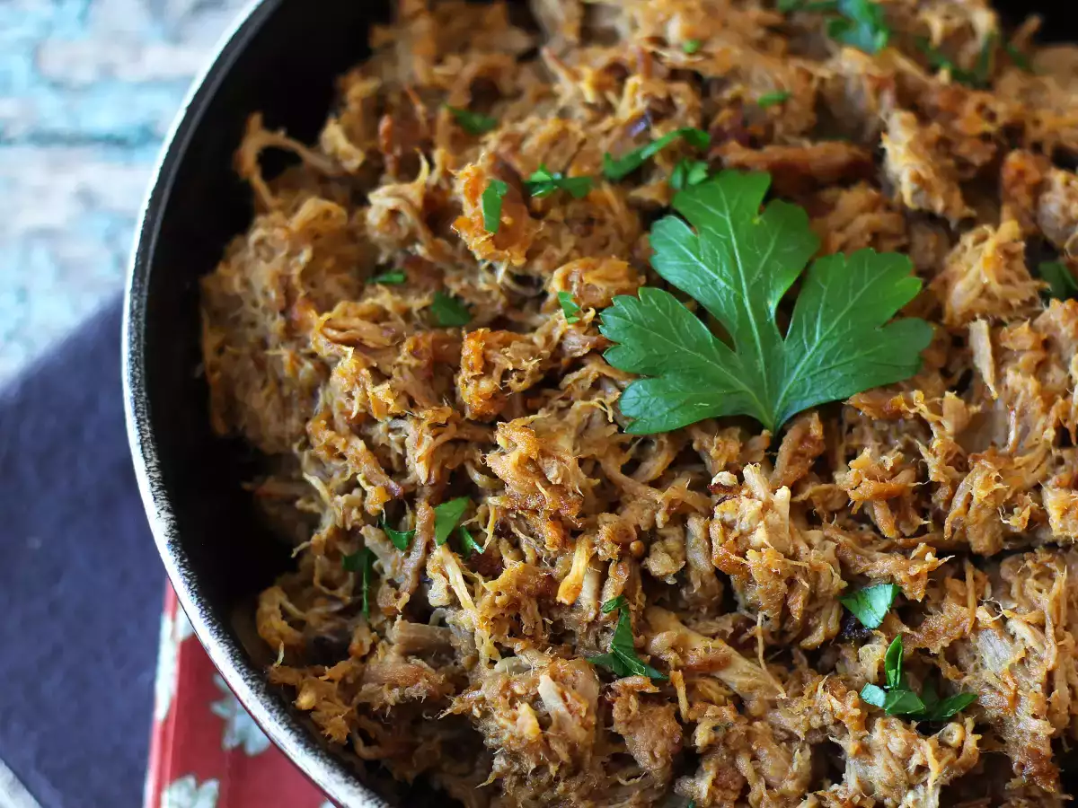 Receta Pulled pork o cerdo deshilachado en cookeo