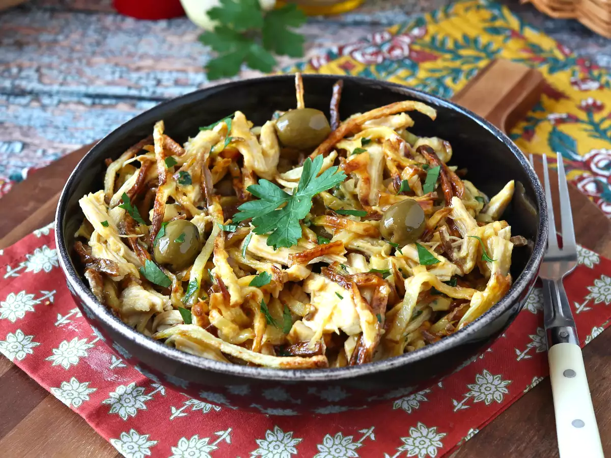 Receta Frango à brás: el plato portugués perfecto para aprovechar las sobras de pollo