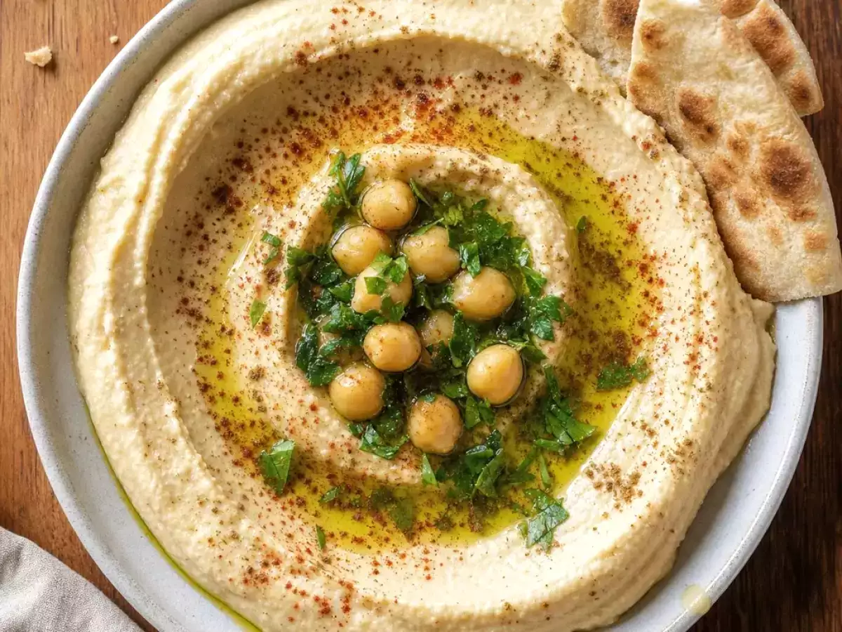 Receta Hummus libanés cremoso (receta auténtica y fácil)
