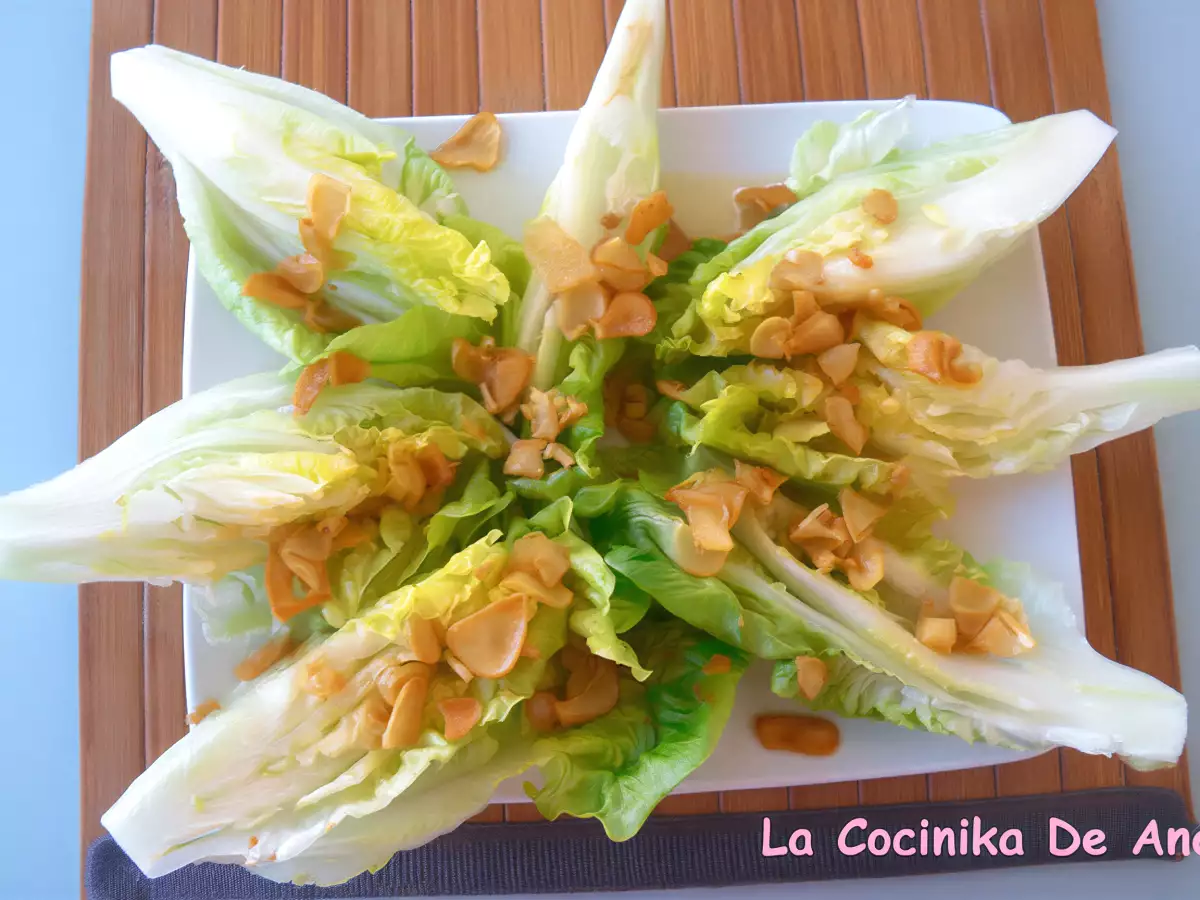 Receta Cogollos al ajillo