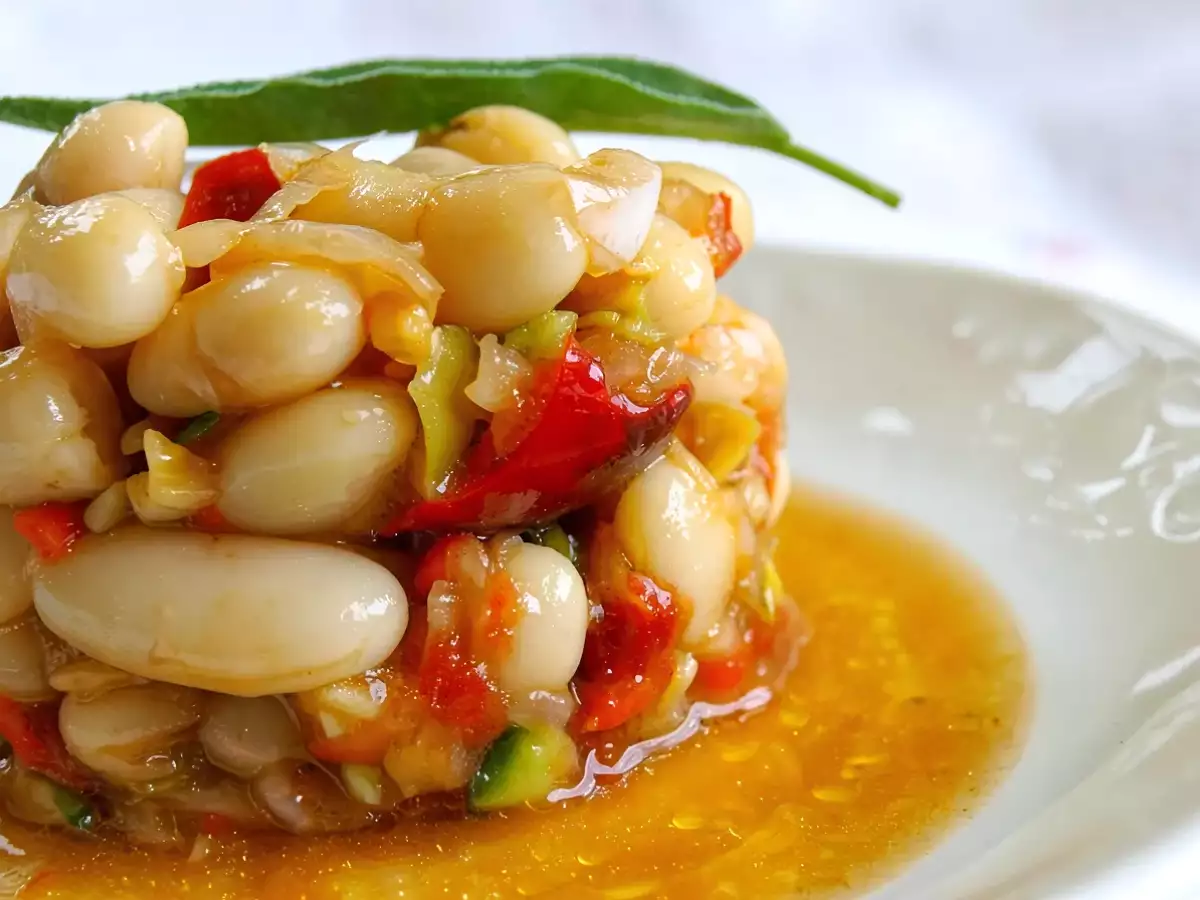 Receta Ensalada de judías blancas