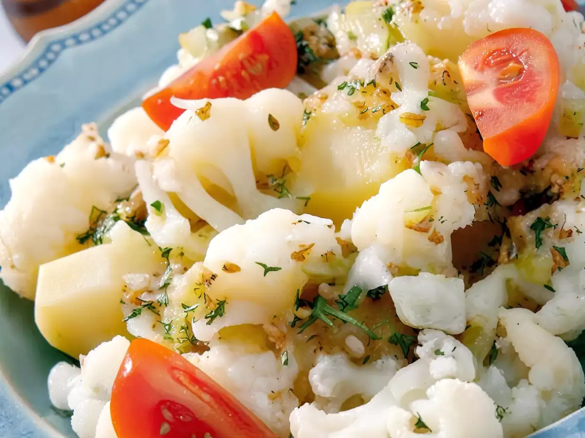 Receta Receta ensalada de coliflor