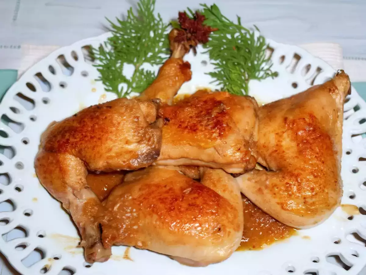 Receta Pollo asado en cazuela