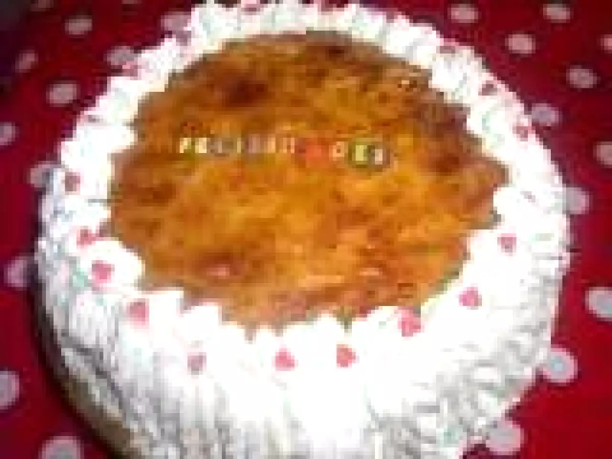 Tarta de nata, plátano y dulce de leche