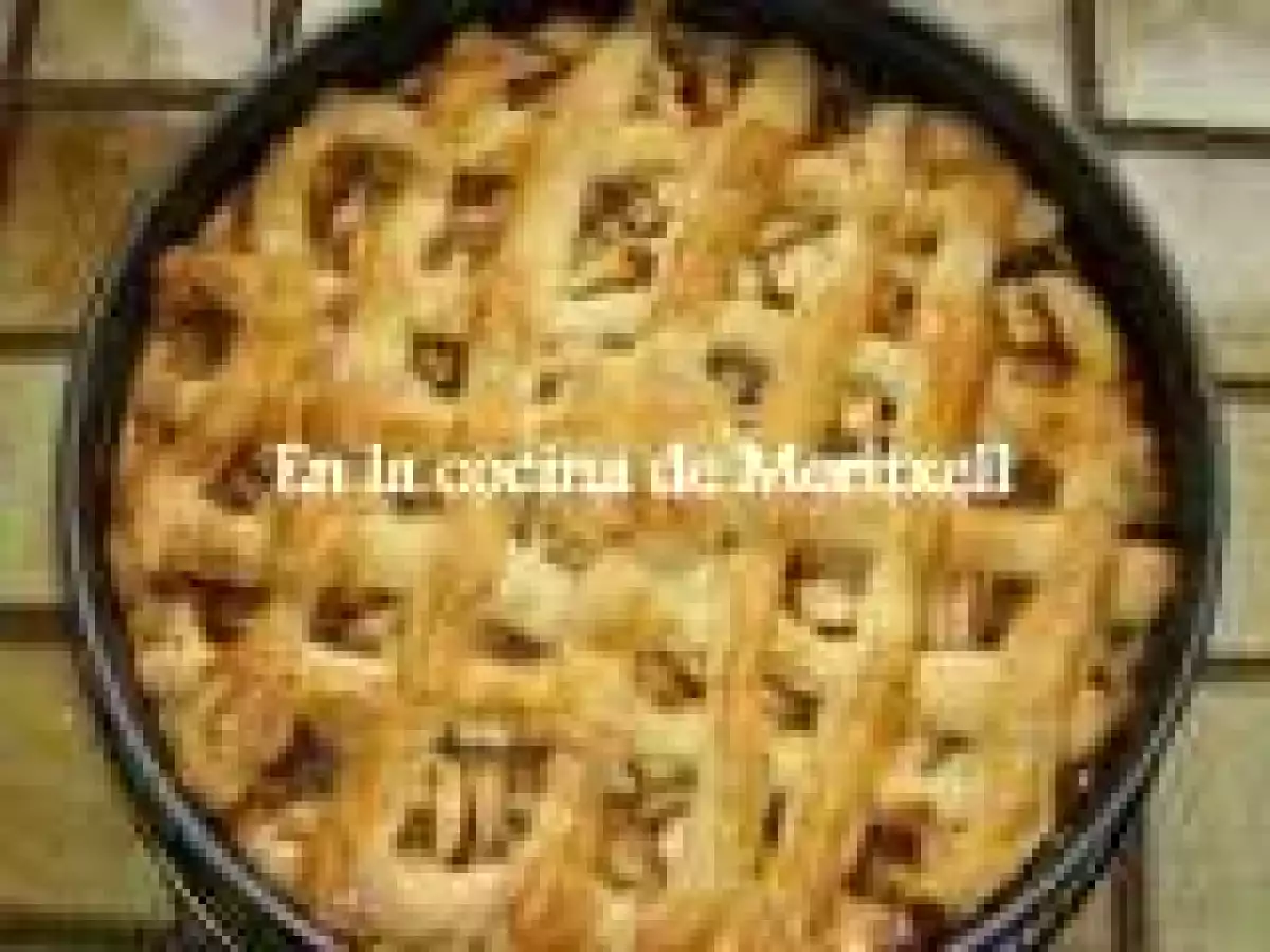 Tarta de manzana holandesa, riquisima