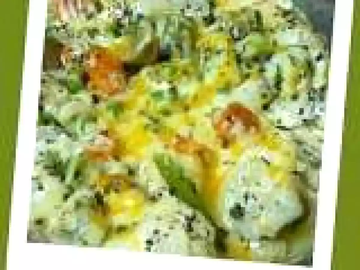 Menestra en salsa al horno