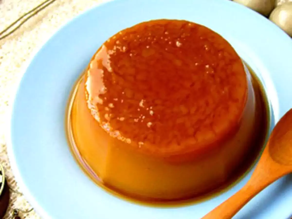 Receta Flan de calabaza con leche vegetal