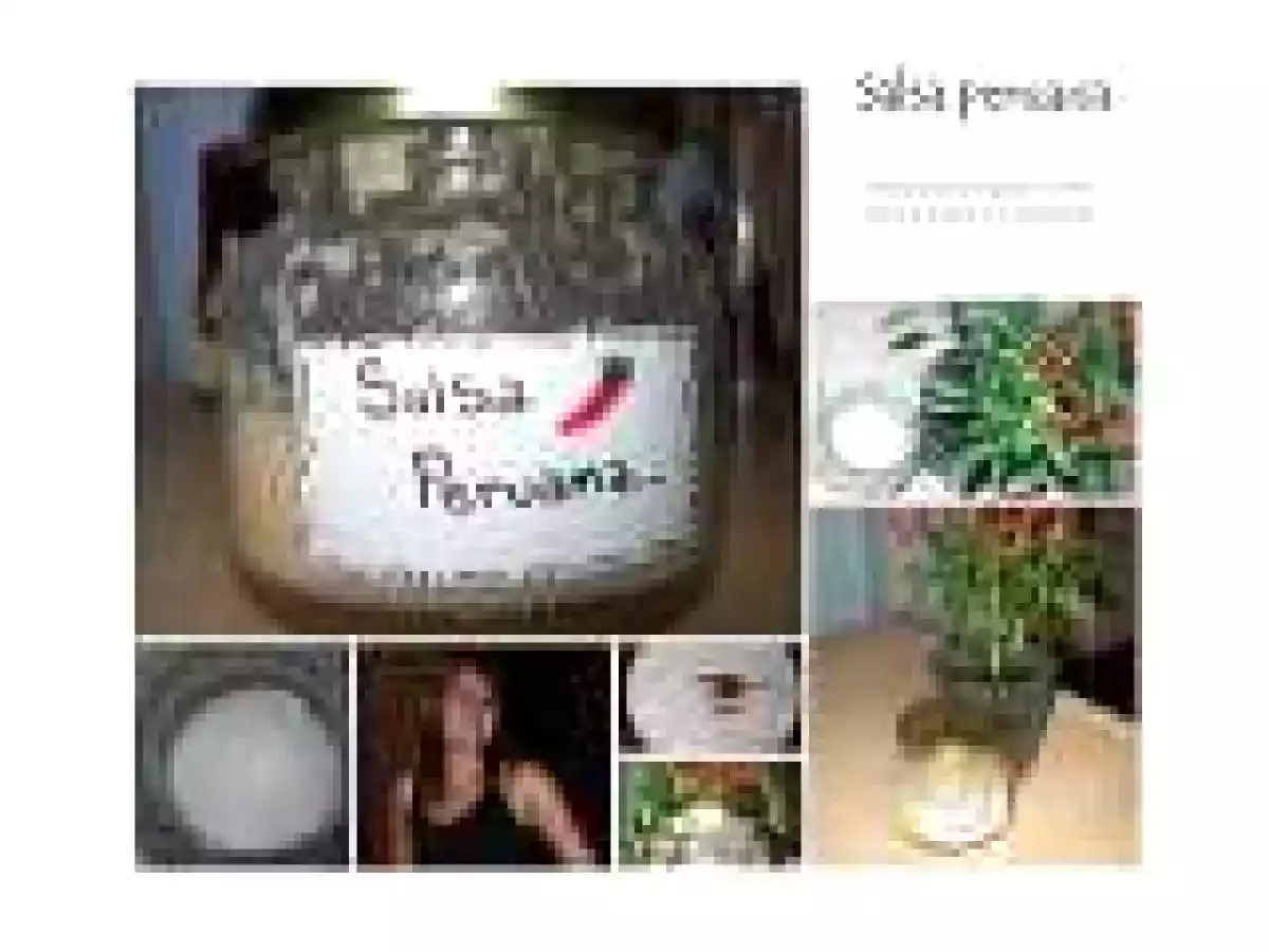 Salsa picante peruana.