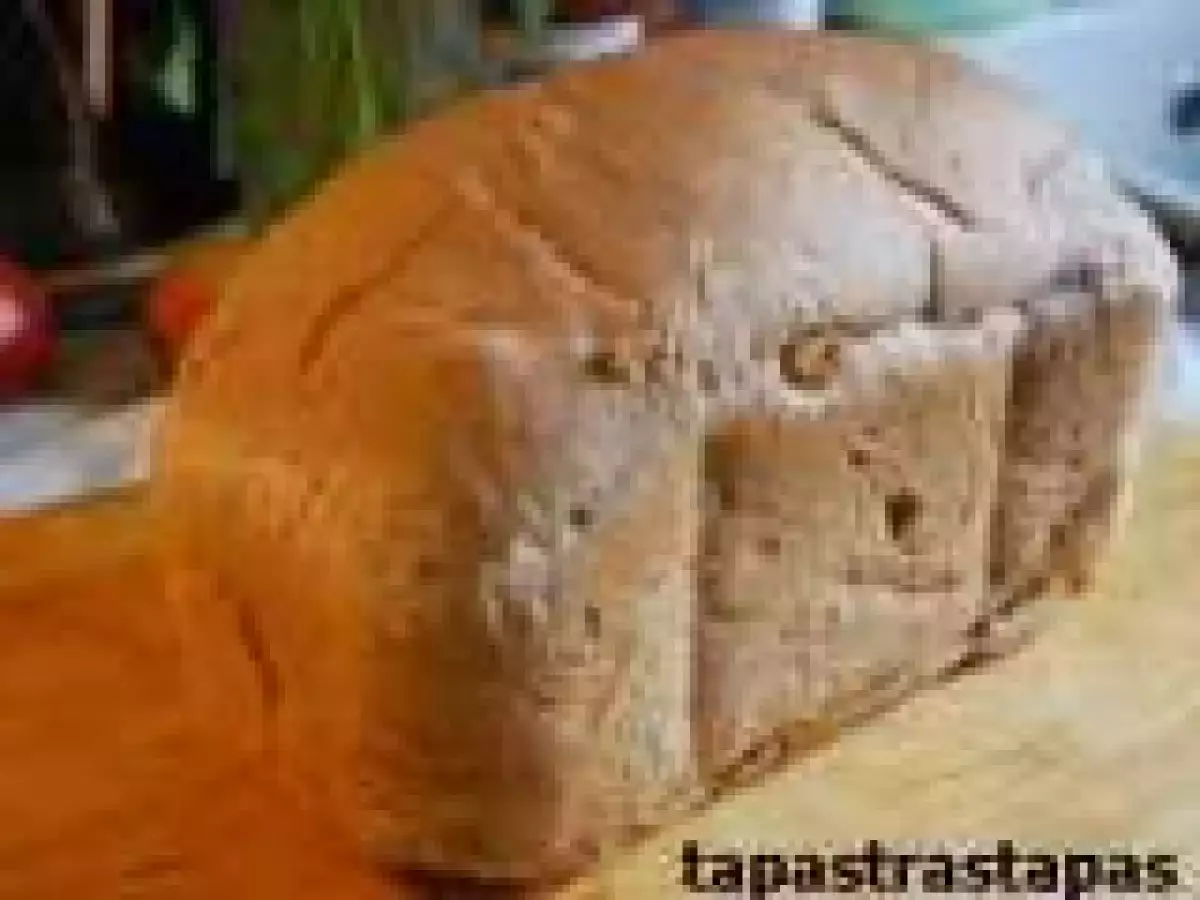 Pan integral con nueces y poolish