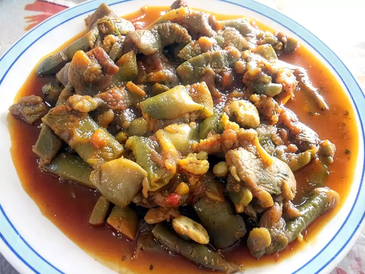 Receta Judías verdes en salsa
