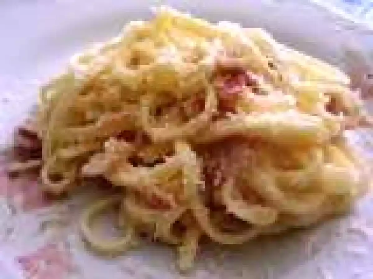 Espaguetis a la carbonara iii