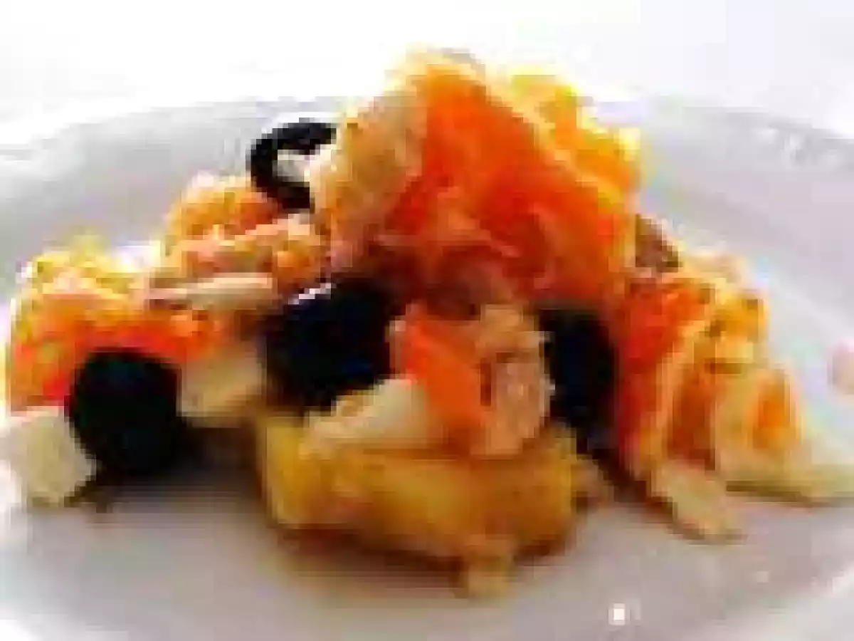 Ensalada de bacalao y naranja