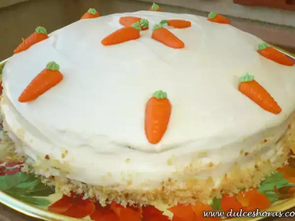 Receta Pastel de zanahorias (carrot cake)