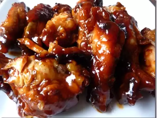 Receta Alitas agridulces