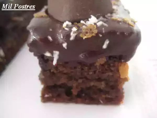 Receta Petit fours de bizcocho de mantequilla dorada