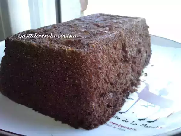 Receta Bizcocho de chocolate y nueces al microondas
