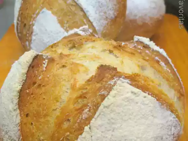 Receta Pan campesino con centeno y masa madre de uvas pasas