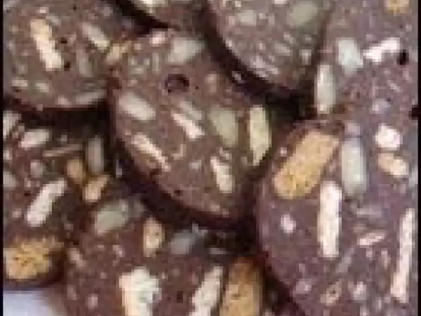 Receta Salchichón de chocolate