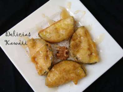 Receta Berenjenas dulces en tempura