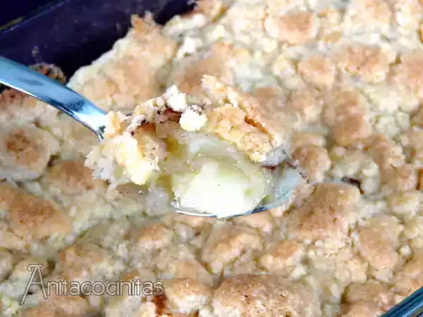 Receta Crumblé de manzana
