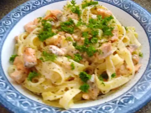 Receta Salsa de salmón fresco