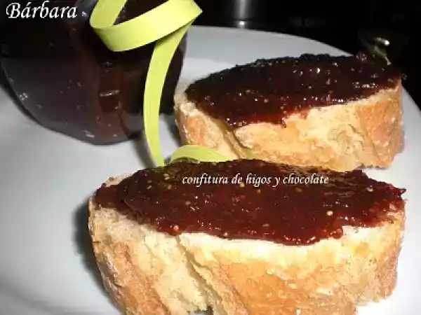 Receta Confitura de higos y chocolate