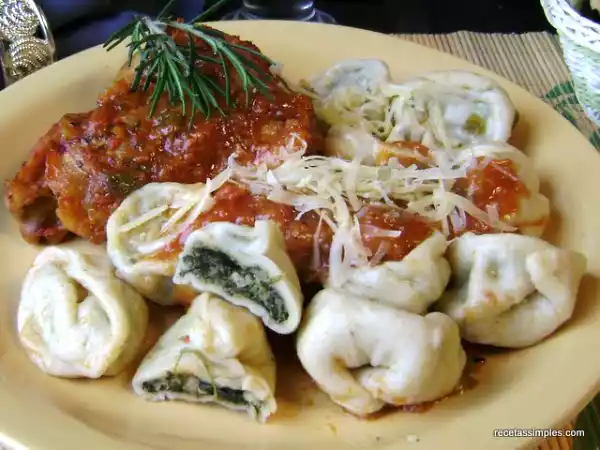 Receta Capeletis de verdura