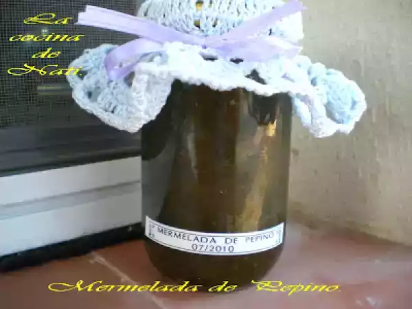 Receta Mermelada de pepino