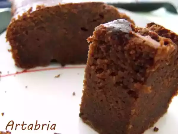 Receta 57.- bizcocho de chocolate y galletas