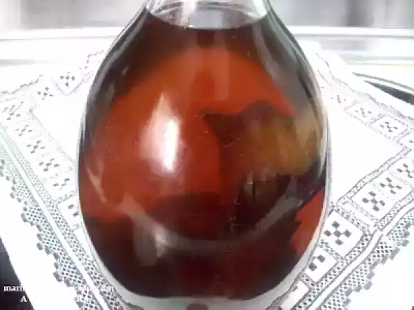 Receta Licor de vino a la naranja
