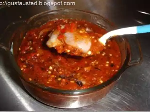 Receta Salsa mexicana asada receta