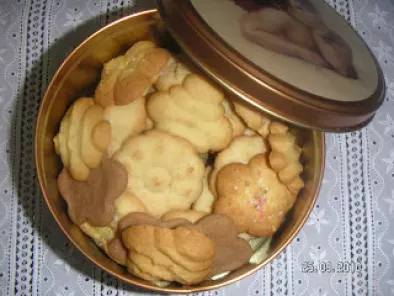 Receta Danish butter cookies