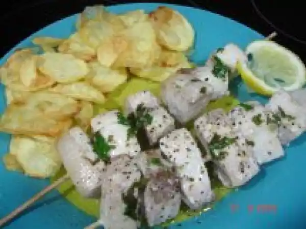 Receta Pez espada al salmoriglio (salsa de limón) (concurso cocina italiana)