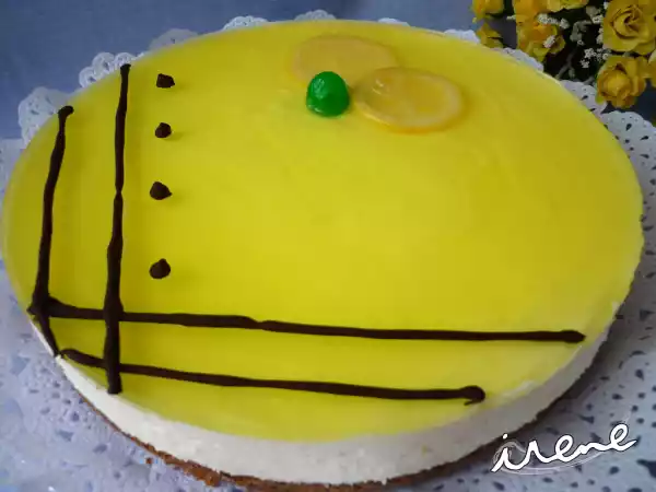 Receta Tarta mousse de limón