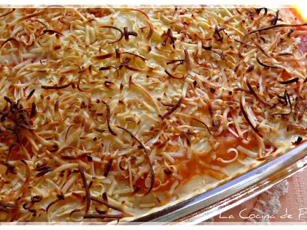 Receta Lasaña de espinacas y piñones de esther