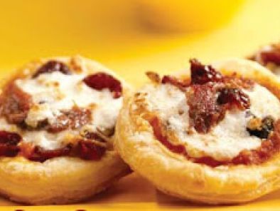 Receta Recetas pizza pequeña de arándanos y queso