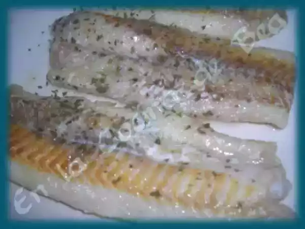 Receta Filetes de abadejo al horno (otra forma)