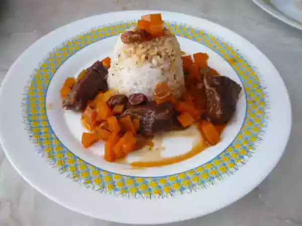 Receta Carne al curry
