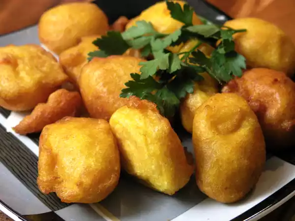 Receta Buñuelos de calabaza y queso