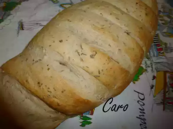 Receta Pan de cebada y aromáticas