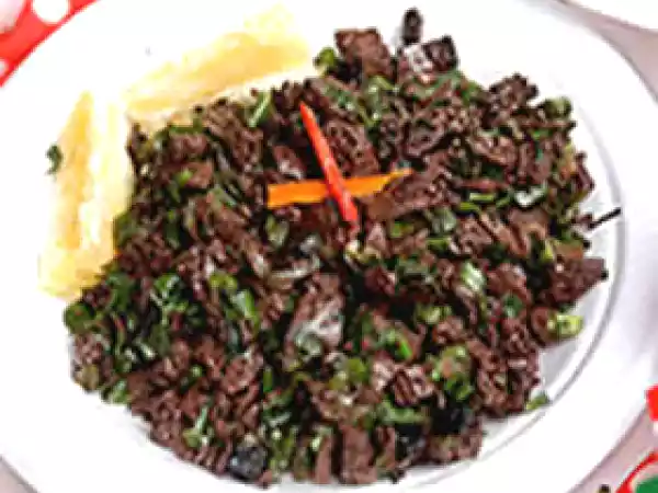 Receta Sangrecita de pollo peruana