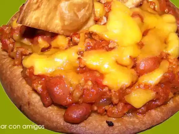 Receta Torta de chili con carne