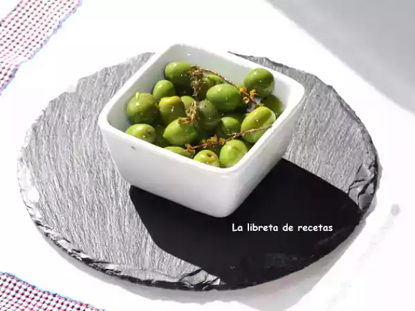 Receta Olivas de sosa