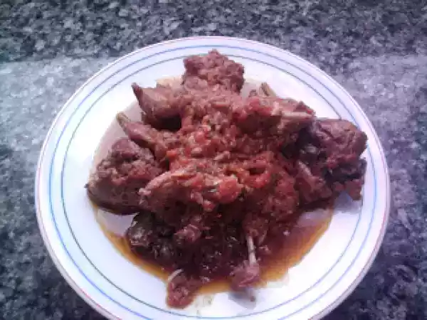 Receta Liebre a la castellana
